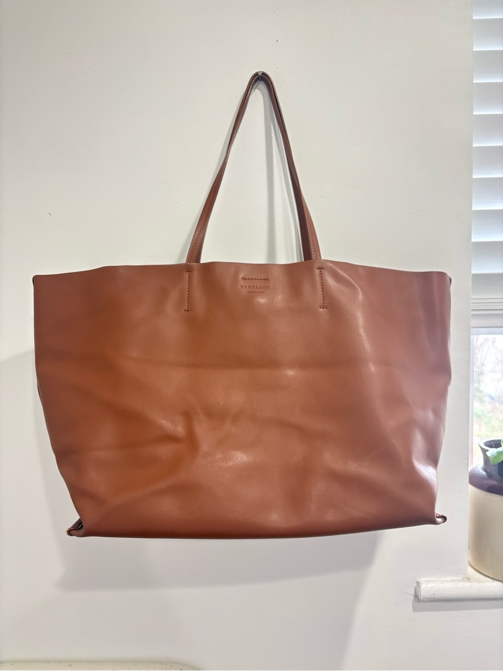 Everlane Large The Luxe Italian Leather Tote